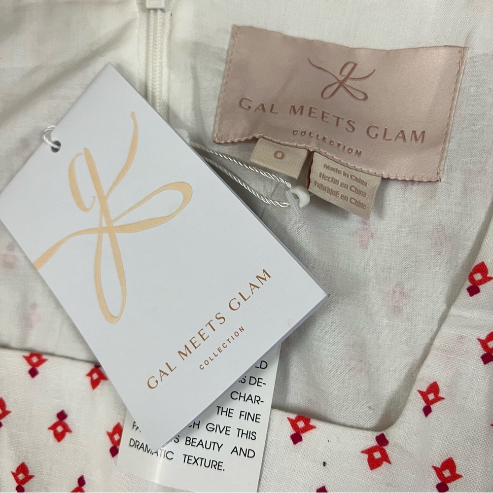 Gal Meets Glam Dorothy Linen Dress With Pockets Sz 0 Retsil $158 - Picture 10 of 13